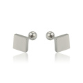 Bijoux de boucles d&#39;oreilles des femmes E-612 Xuping Fashion, boucles d&#39;oreille en forme de carré de conception géométrique